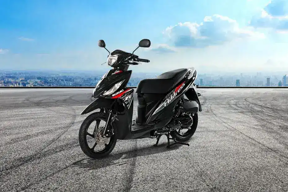 motos elétricas que não precisam de habilitação Lançamento da Suzuki e-Address 2025/2026 preta