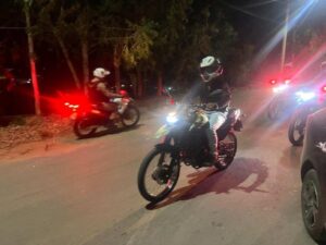 “Rolezinho do grau” resulta em 12 motos apreendidas e uma prisão